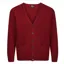 Massoti Lambswool Button Cardigan Burgundy L06  